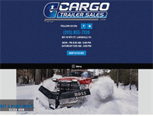 Tablet Screenshot of cargotrailersales.com